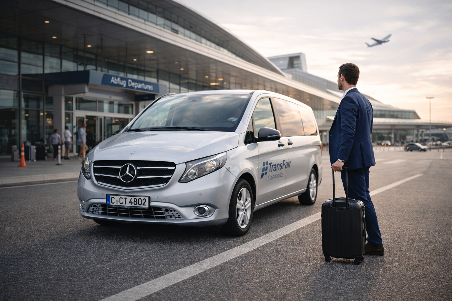 TransFair Chemnitz Flughafentransfer am Terminal